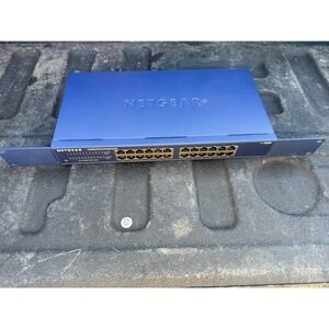Netgear ProSAFE JGS524 v2 24 Port Gigabit Switch TESTED WORKING
